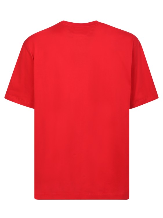 Shop Ferrari Sporty Cotton Jersey T-shirt In Red