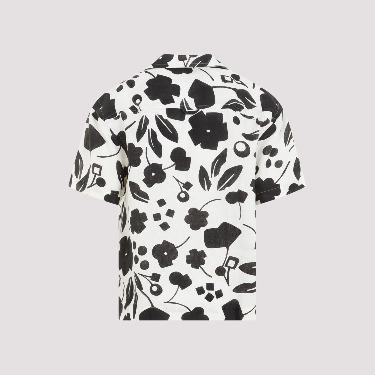 Shop Jacquemus La Chemise Shirt In Black And White