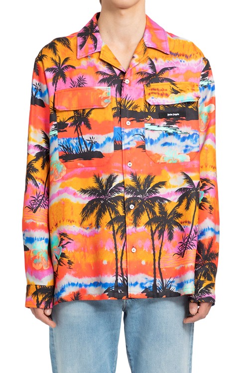 PALM ANGELS PSYCHEDELIC PALMS SHIRT
