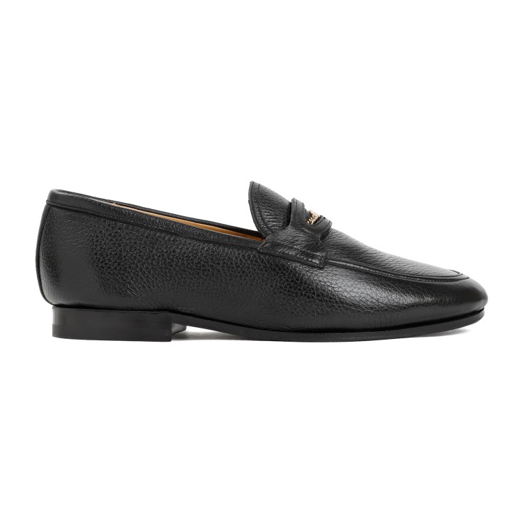 Bally Pesek Leather Loafers In Black