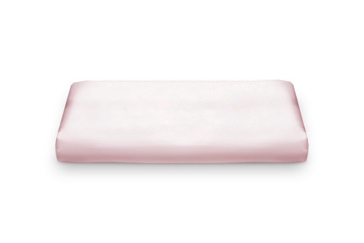 Shop Mayfairsilk Precious Pink And Charcoal Silk Duvet Set