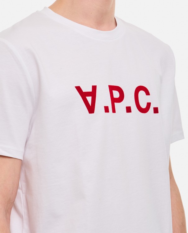 Shop Apc Vpc Cotton T-shirt In White