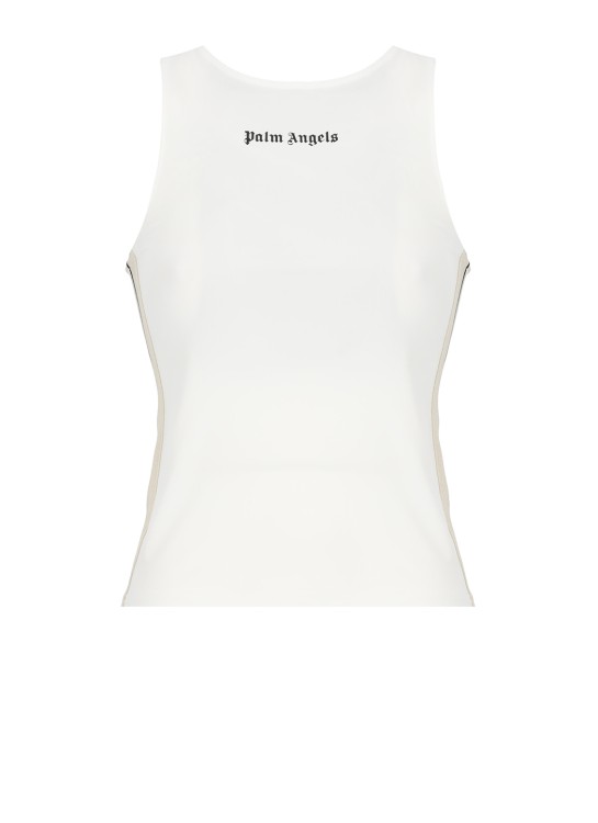 Shop Palm Angels Traninig Track Top In White