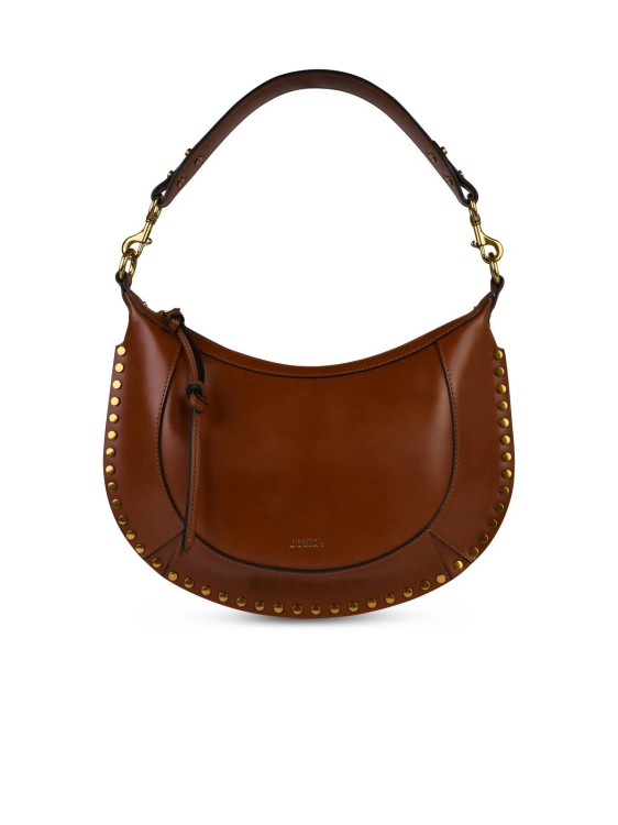 Isabel Marant Naoko' Brown Leather Crossbody Bag