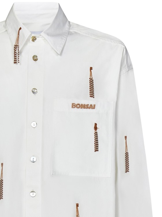 Shop Bonsai White Cotton Shirt