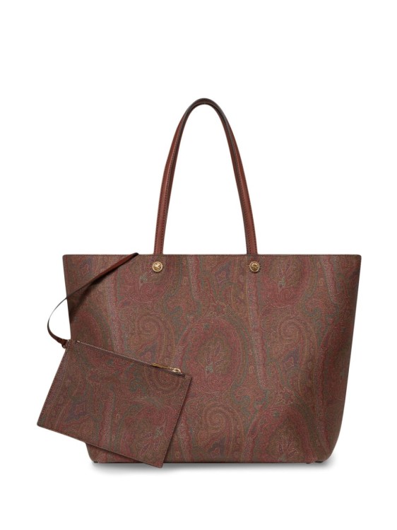 Shop Etro Essential Bag (s) Multicolored In Brown