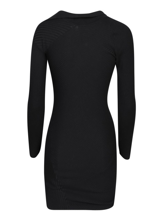 Shop Jacquemus Wool-blend Mini Dress In Black