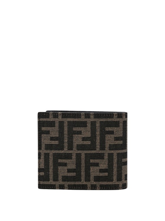 Shop Fendi Ff Fabric Wallet In Black
