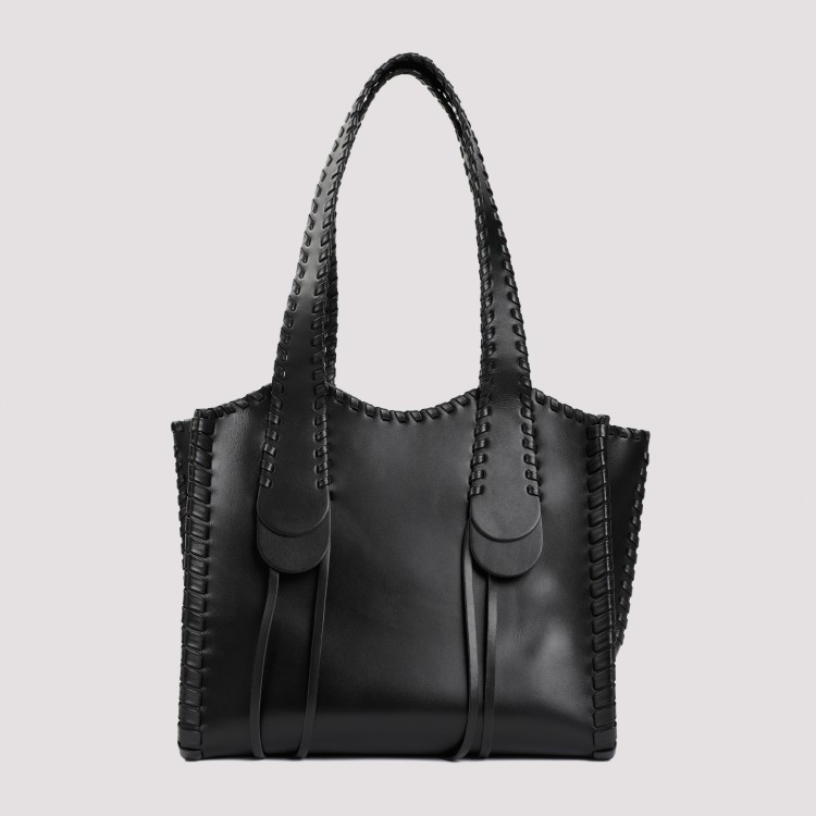 Shop Chloé Black Calf Leather Mony Bag
