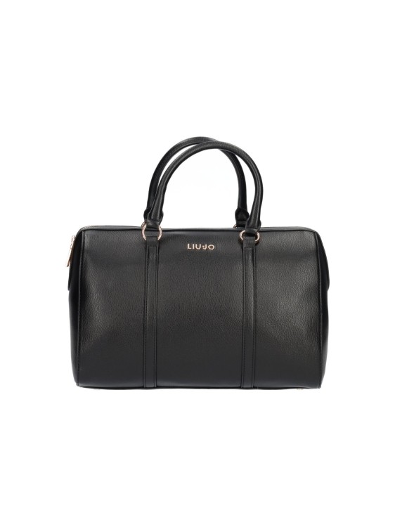 Shop Liu •jo Black Eco-leather Handbag
