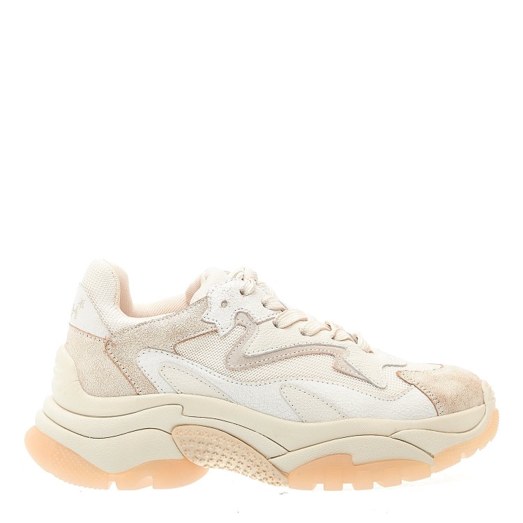 Shop Ash Addict Beige And White Sneakers
