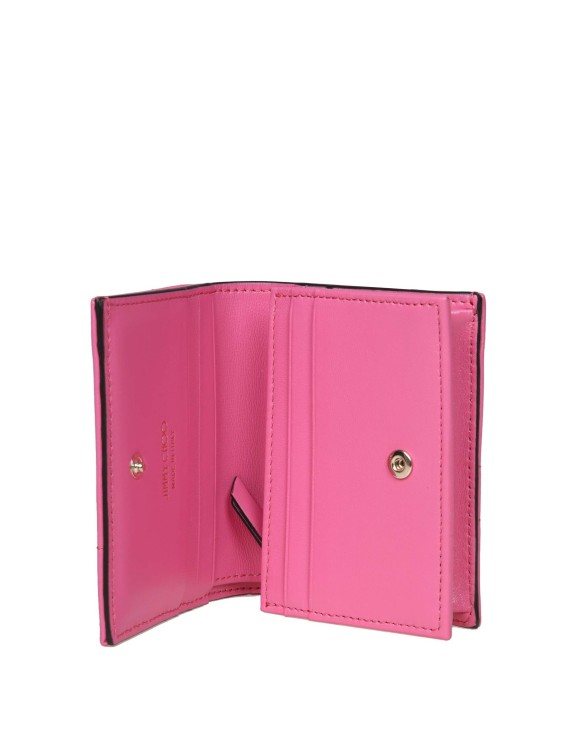 Shop Jimmy Choo Wallet In Nappa Avenue Color Pink