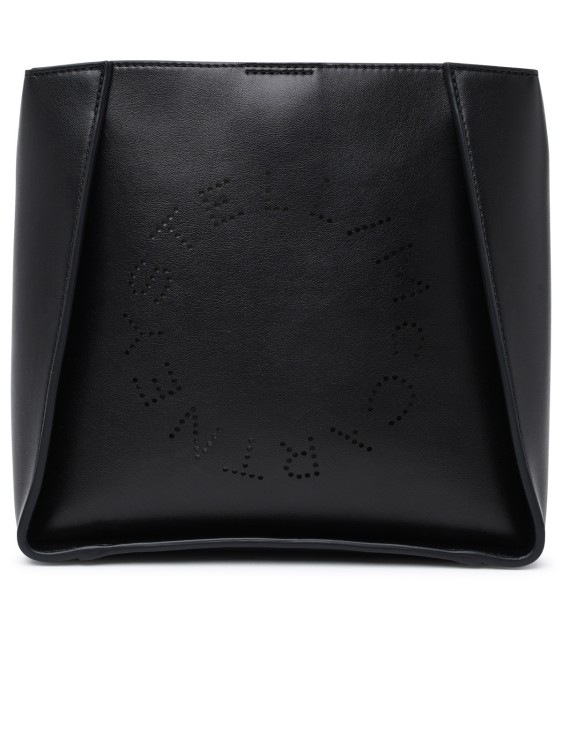 Stella Mccartney Black Soft Polyurethane Mini Crossbody Bag