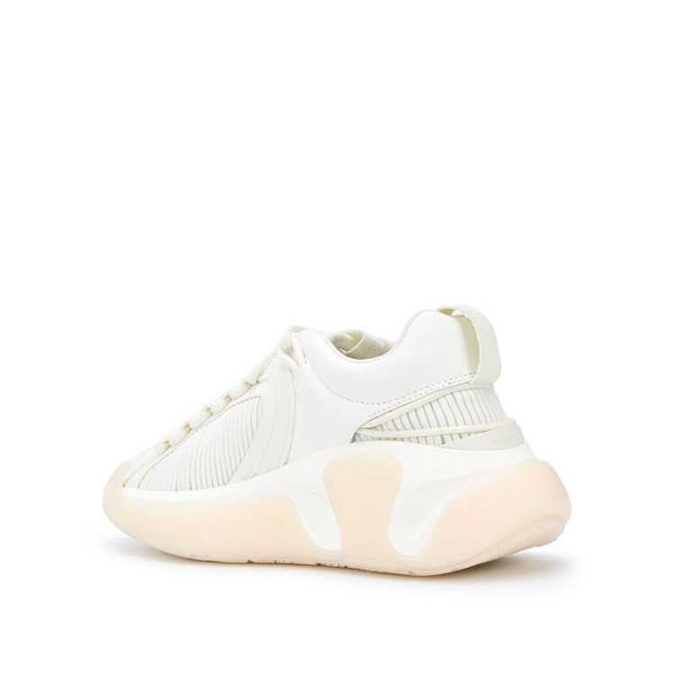 Shop Balmain B-runner Sneakers In White