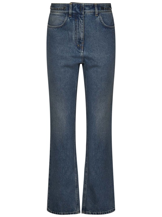 Shop Givenchy Denim Boot Cut Jeans In Blue