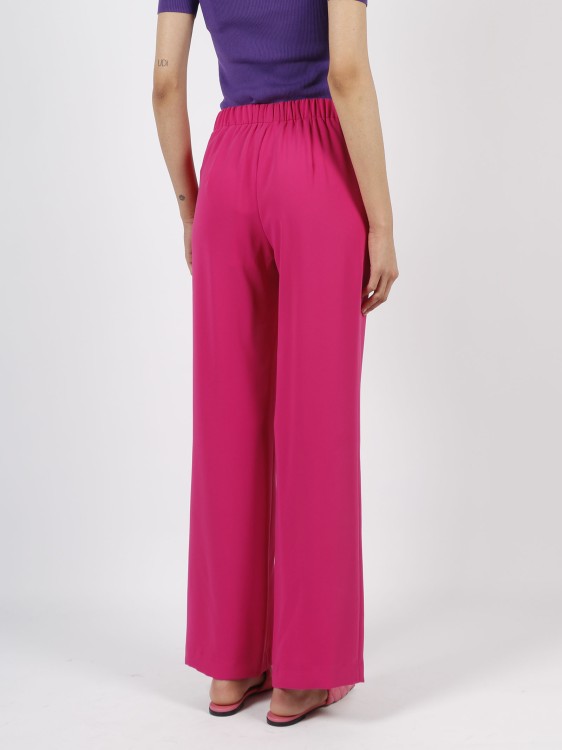 Shop P.a.r.o.s.h Panty Wide Leg Trousers In Pink