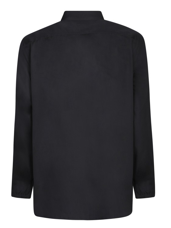 Shop Givenchy Archetype Zipper And Logo Shirt In Black