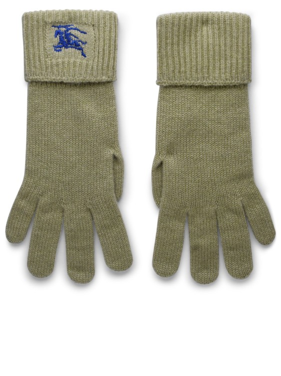 Burberry Beige Cashmere Blend Gloves In Brown