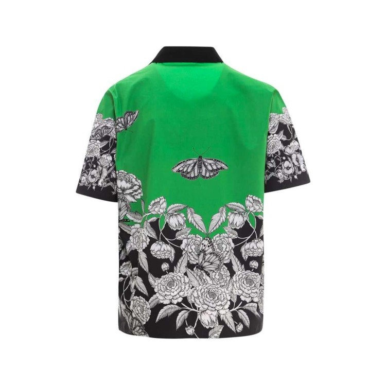 Shop Valentino Floral Printed Shirt In Neutrals