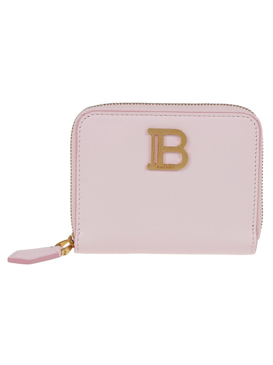 Shop Balmain B-buzz Wallet In Pink