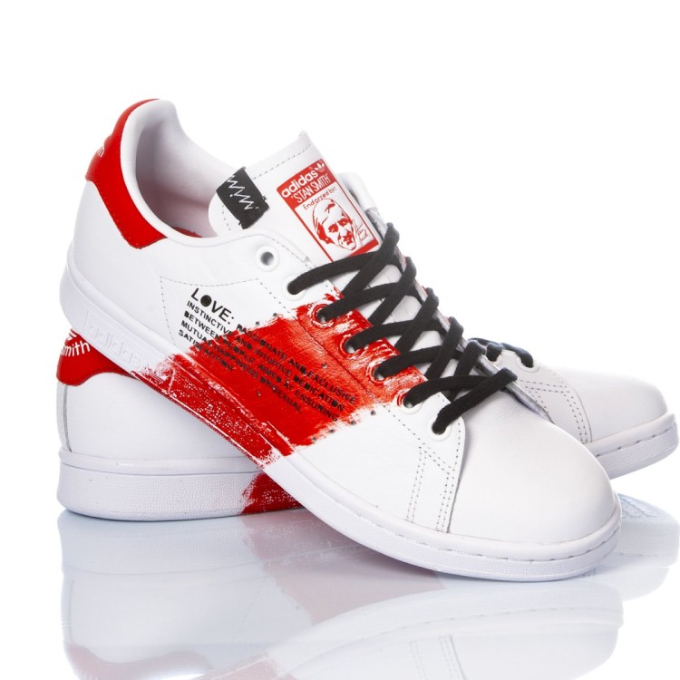 Adidas Stan Smith White, Red in White | THE LIST