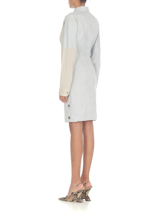 Shop Philosophy Di Lorenzo Serafini Dress With Buttons In White