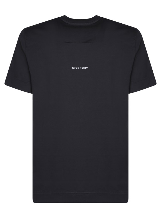 Shop Givenchy Grey Cotton T-shirts In Black
