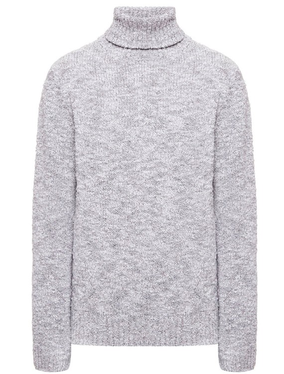 Dolce & Gabbana Wool Turtleneck Sweater In White