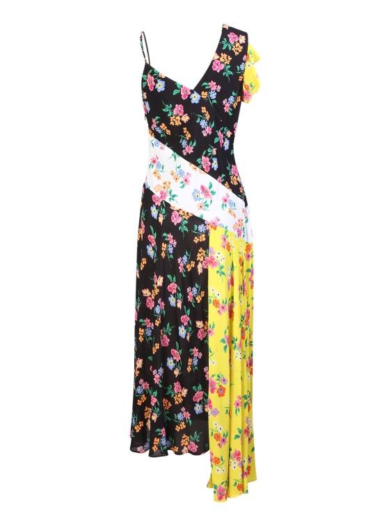 Shop Msgm All-over Print Multicolor Dress