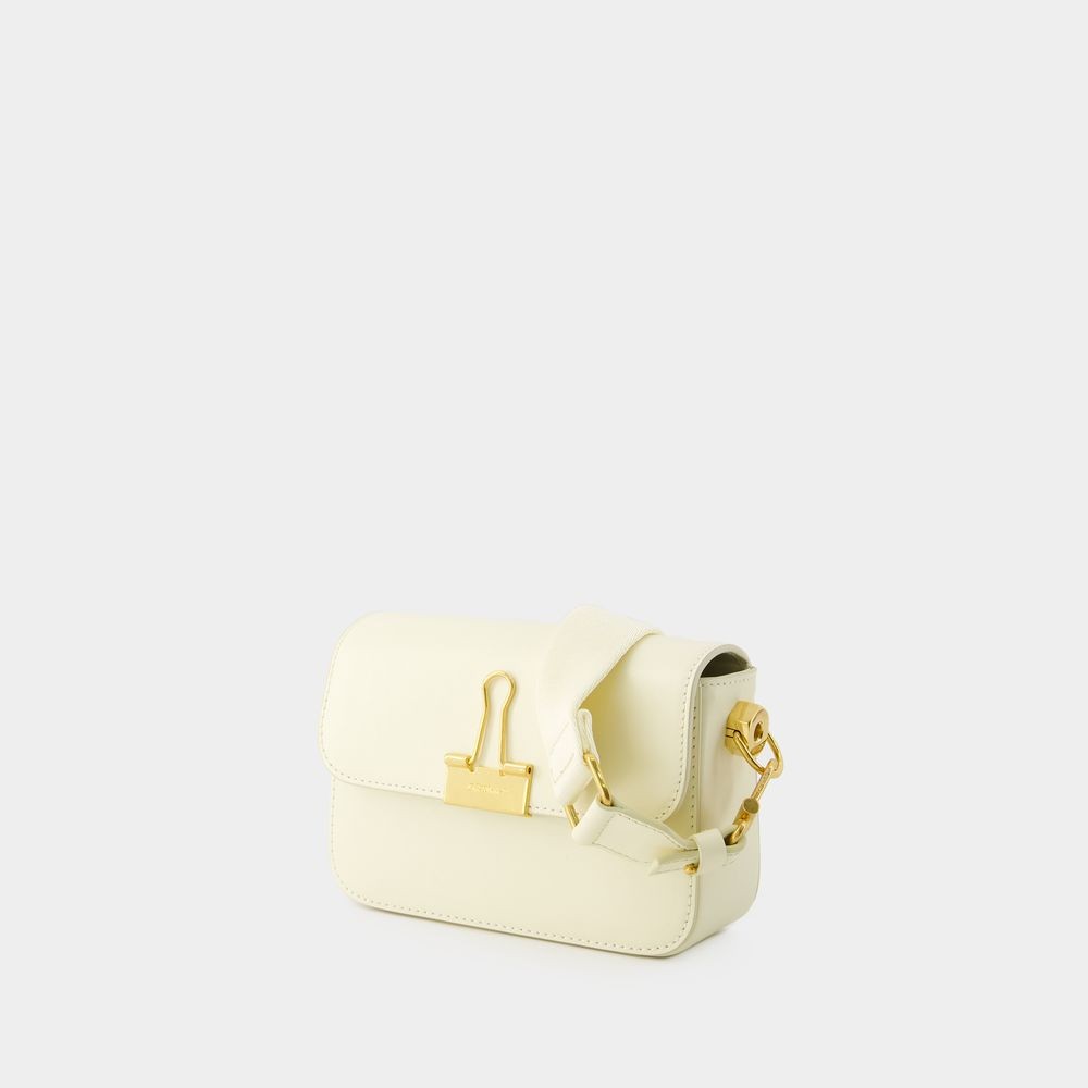 Off-white Hobo Plain Binder Bag In Neutrals