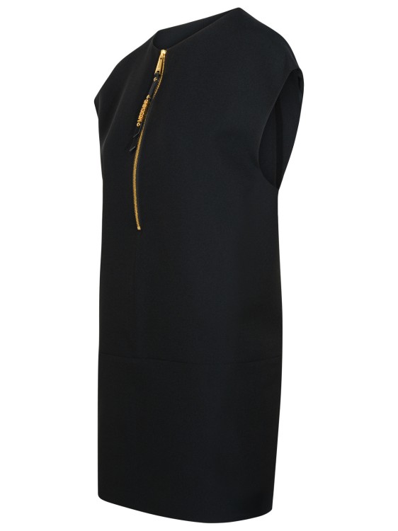 Shop Moschino Black Acetate Dress