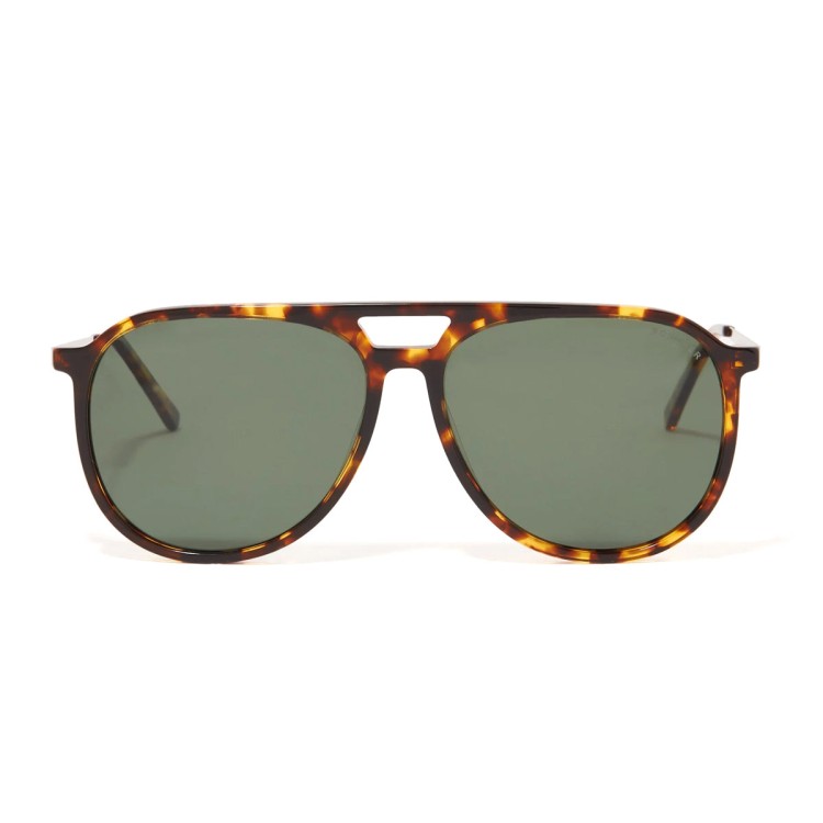 Roderer Thomas Superleggera Polarized Sunglasses - Havana / Green In Brown