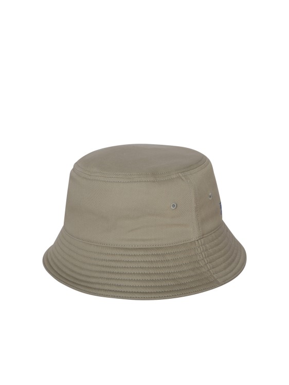 Shop Burberry Cotton Hat In Green