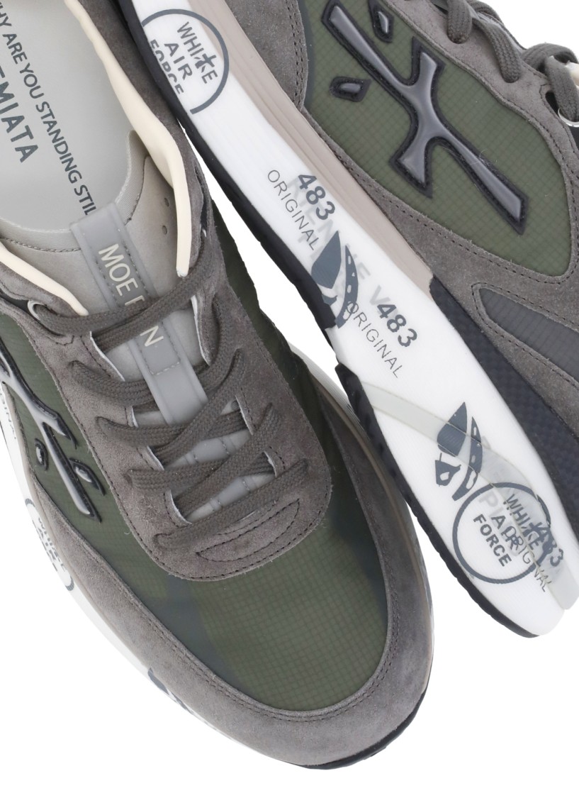 Shop Premiata Moerun 7106 Sneakers In Green