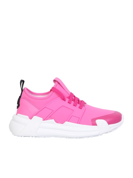 Shop Moncler Lunarove Low-top Sneakers In Pink