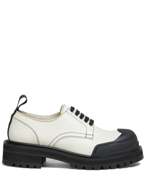 Shop Marni Dada Shoes White/black