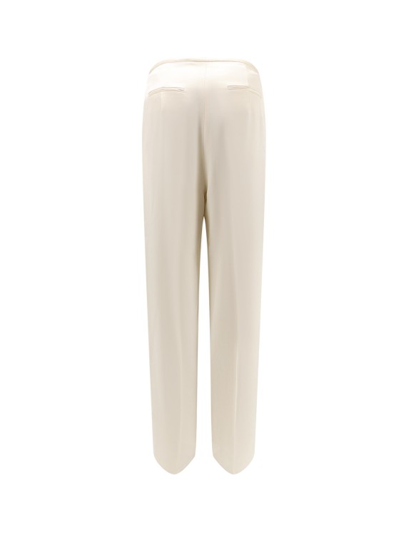 Shop Le 17 Septembre Satin Trouser In White