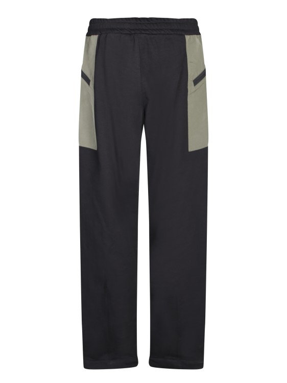Alexander Mcqueen Contrast-pocket Cotton Track Pants In Black
