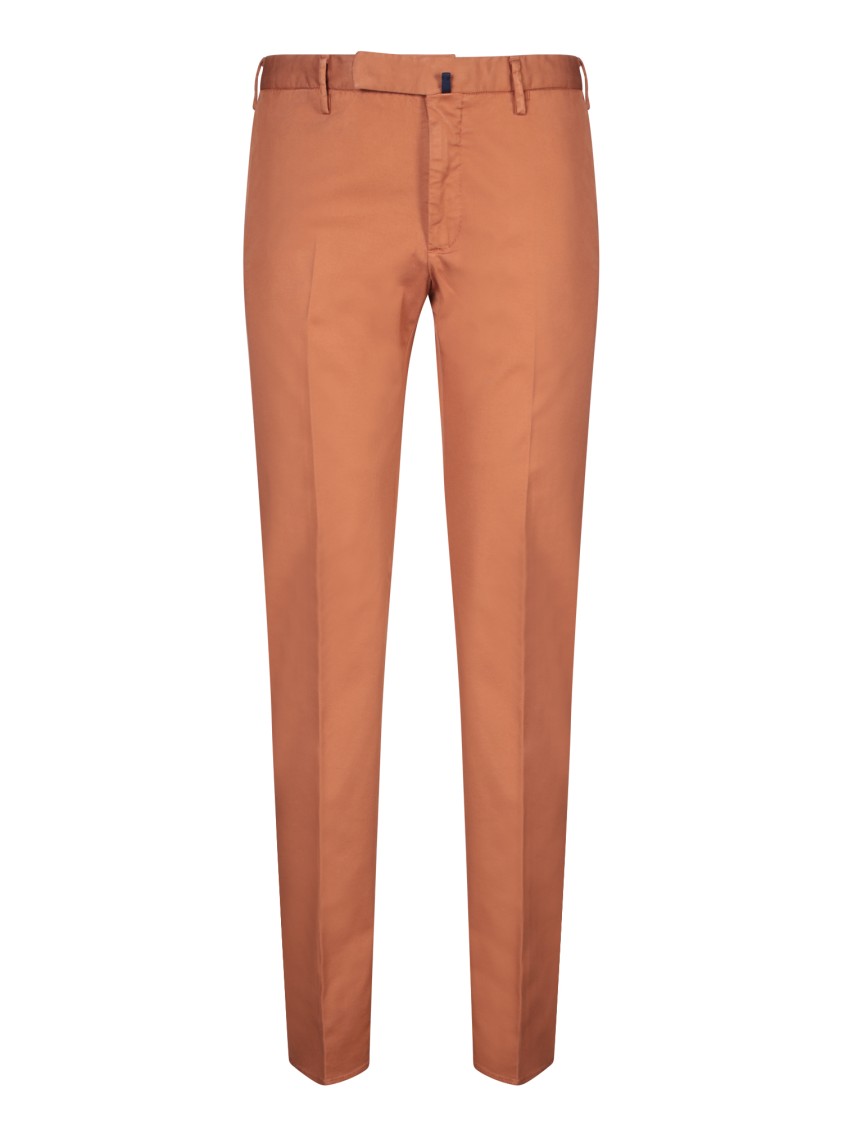 Incotex Brown Slim Fit Trousers In Brown