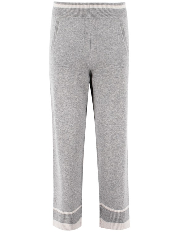 Panicale Lapis Wool Blend Trousers In Grey
