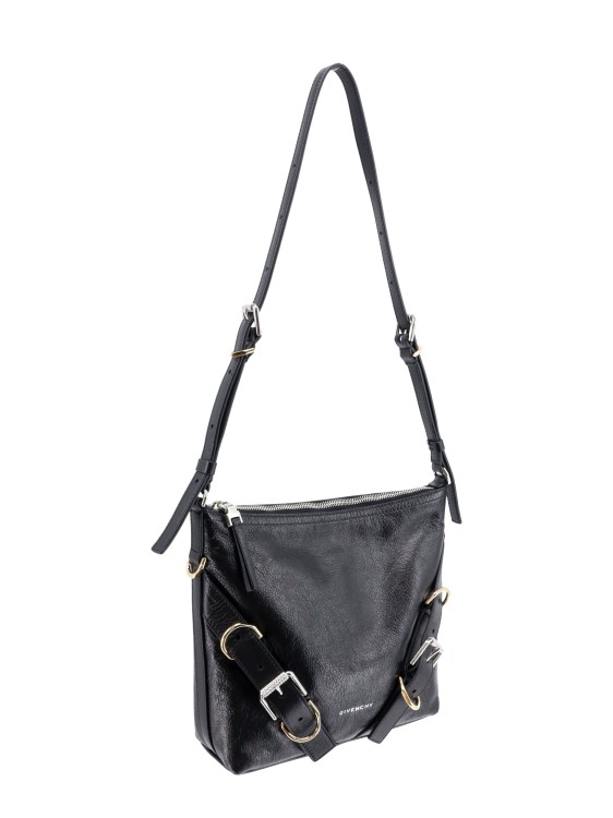 Shop Givenchy Leather Shoulder Bag In Black