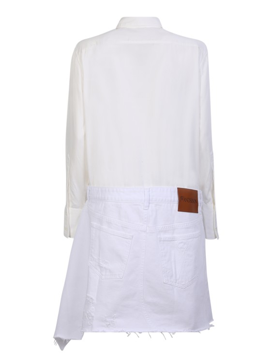 Jw Anderson J.w. Anderson Asymmetric Shirtdress In White