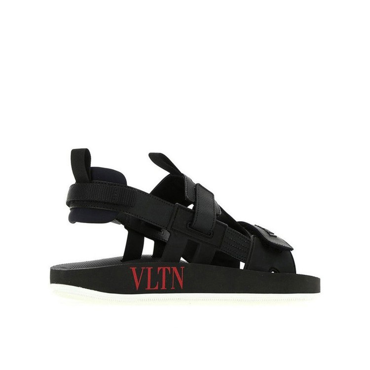 Shop Valentino Black Vlnt Sandlas