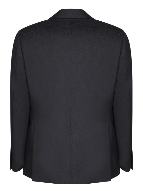 Lardini Velvet Blazer Jacket With Tailored Fit And Classic Notch Lapels In Black