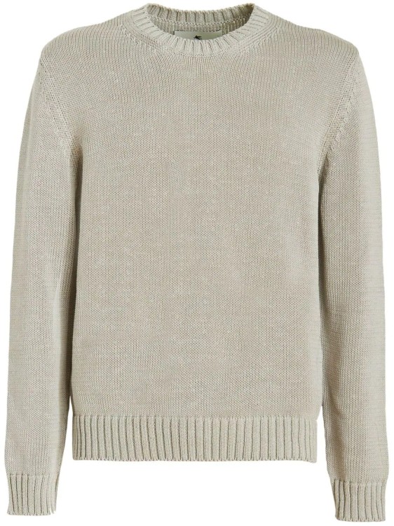 Etro Studs Beige Sweater In Neutrals