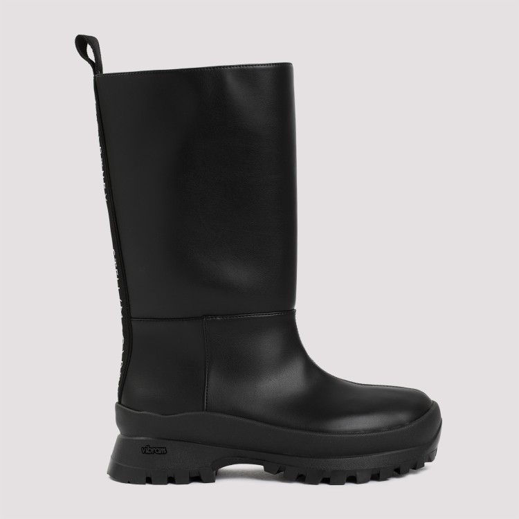 Stella Mccartney Trace Tubo Knee-length Boots In Black