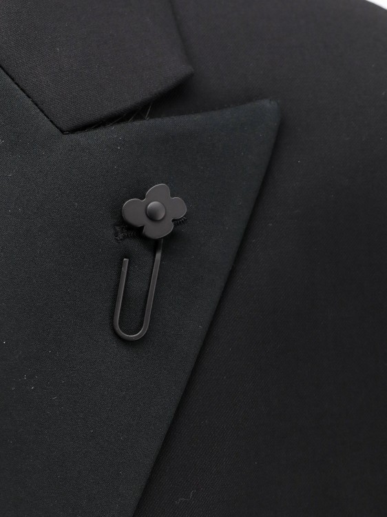 Shop Lardini Wool Tuxedo With Vest In Black