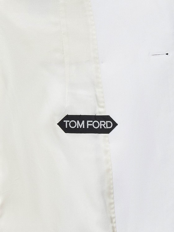Shop Tom Ford Double-breasted Jacket In White