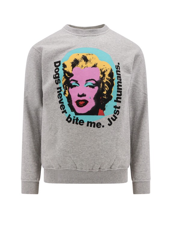 Shop Comme Des Garçons Andy Warhol Cotton Swetashirt In Grey