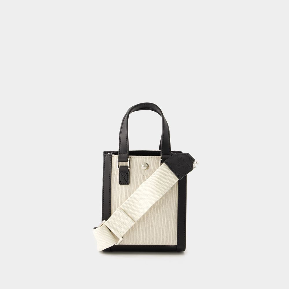 Apc A.p.c. Camille 2.0 Mini Crossbody - Cotton - Black In Black